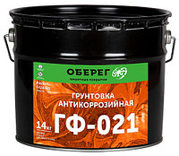 PaintGuard Грунтовка антикоррозийная ГФ-021 ТУ серая 14 кг