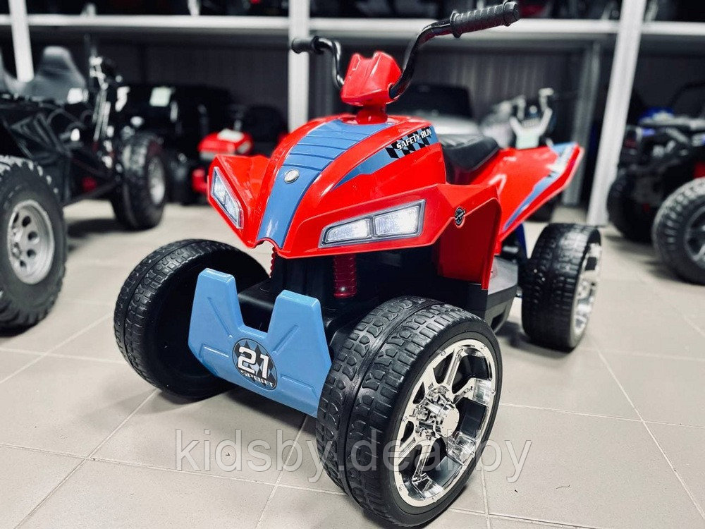 Детский квадроцикл RiverToys T555TT (красный) - фото 1 - id-p109520722