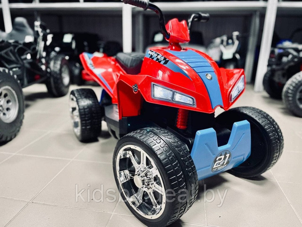 Детский квадроцикл RiverToys T555TT (красный) - фото 6 - id-p109520722