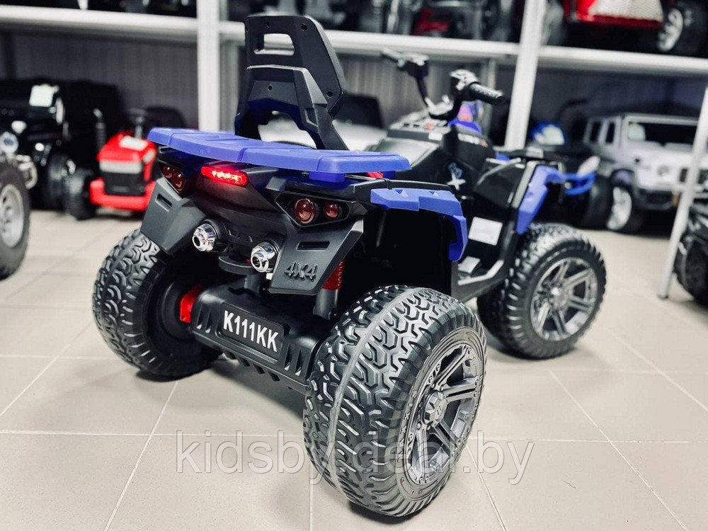 Детский квадроцикл RiverToys K111KK 4WD (синий) - фото 4 - id-p117601018