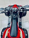 Детский квадроцикл RiverToys P444PP (красный), фото 4