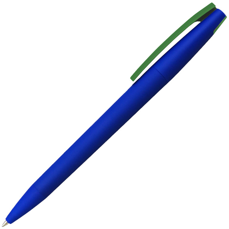 Ручка шариковая, пластик софт-тач, Zorro Color Mix синий - фото 9 - id-p217174435