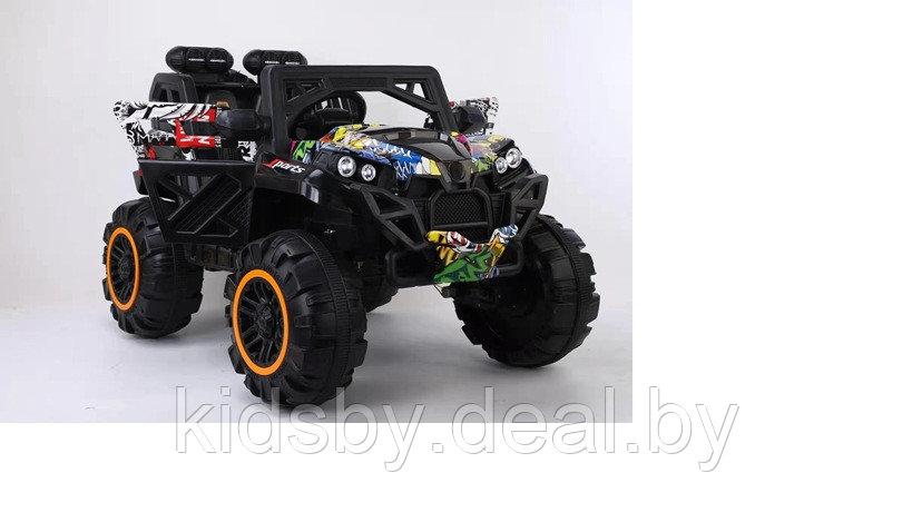 Детский электромобиль Electric Toys Jeep Trip Lux 4x4 (камуфляж) полный привод - фото 6 - id-p159482765