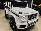 Детский электромобиль RiverToys Mercedes-AMG G63 K999KK (белый) Лицензия, фото 2