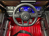 Детский электромобиль RiverToys Mercedes-AMG G63 K999KK (вишневый глянец) Лицензия, фото 3