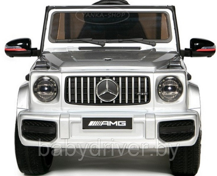Детский электромобиль RiverToys Mercedes-AMG G63 K999KK (серый глянец) Лицензия