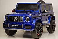 Детский электромобиль RiverToys Mercedes-AMG G63 4WD K999KK (синий глянец) Лицензия полноприводной