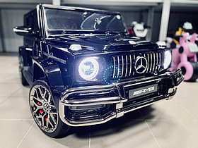 Детский электромобиль RiverToys Mercedes-AMG G63 S307 (черный глянец) Лицензия