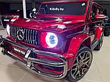 Детский электромобиль RiverToys Mercedes-AMG G63 S307 (вишневый глянец) Лицензия, фото 5