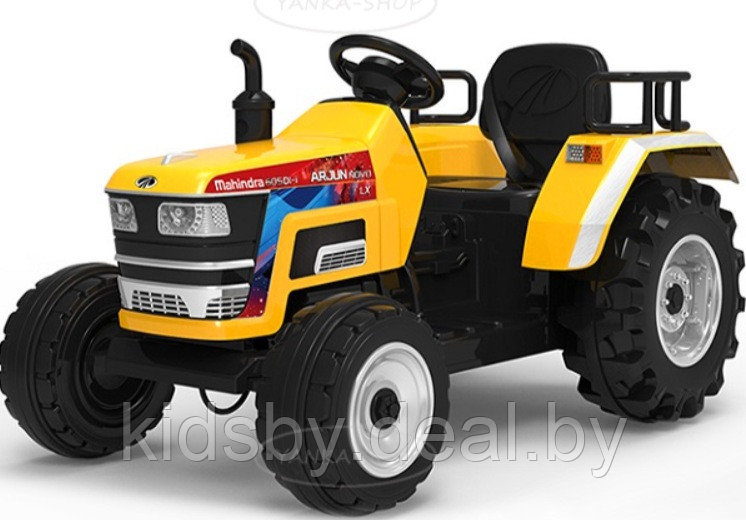 Детский электромобиль RiverToys трактор O030OO (желтый)