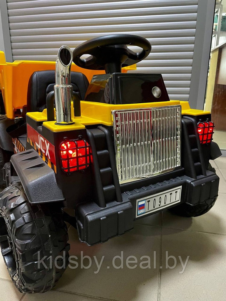 Детский электромобиль RiverToys T090TT (желтый) Камаз самосвал - фото 2 - id-p122546490