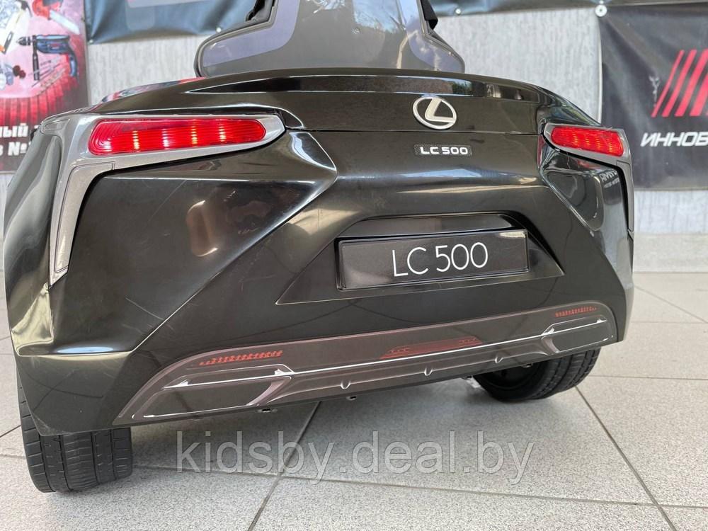 Детский электромобиль RiverToys Lexus LC500 JE1618 (черный) лицензия - фото 5 - id-p153577976
