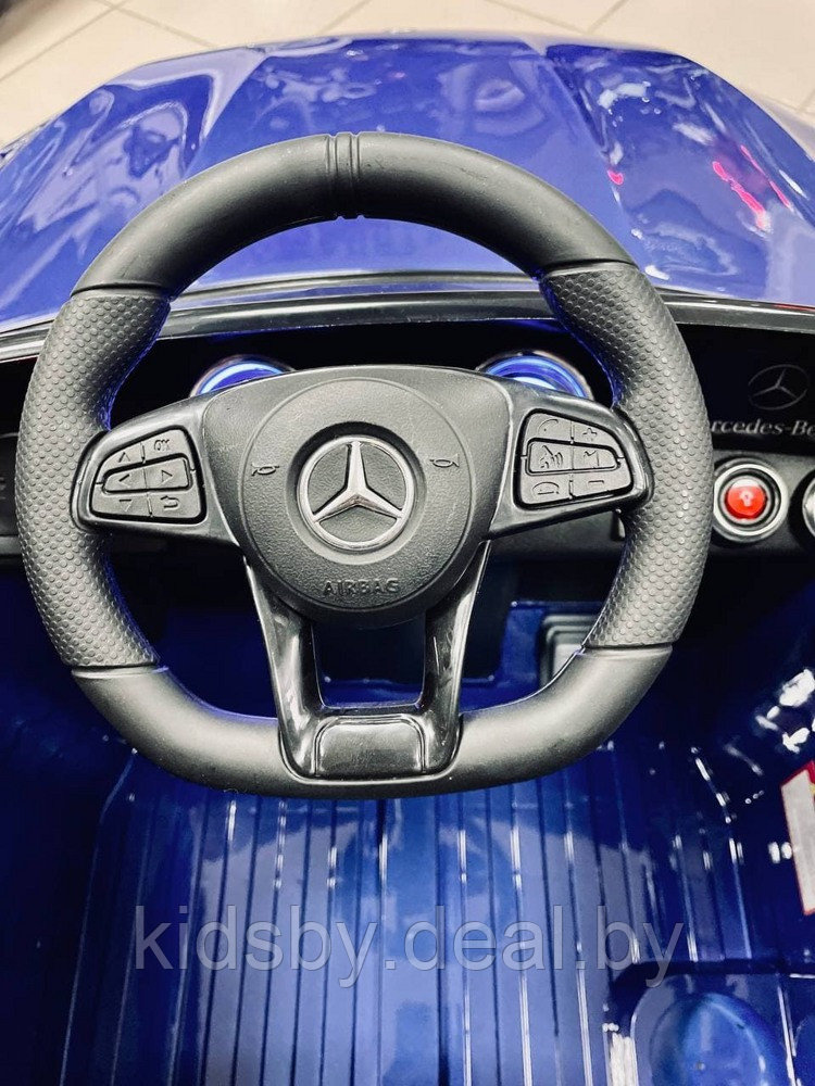 Детский электромобиль RiverToys Mercedes-Benz GLC K777KK (синий) автокраска лицензия - фото 4 - id-p153670994