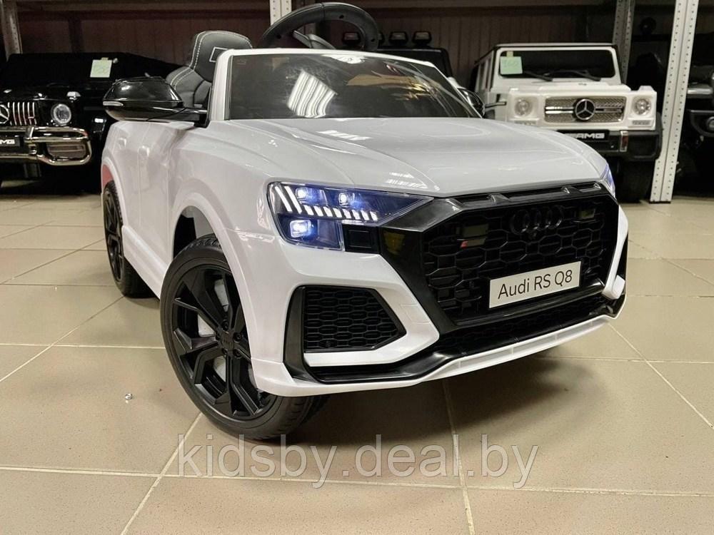 Детский электромобиль RiverToys Audi RS Q8 HL518 (белый) Лицензия - фото 1 - id-p164866705