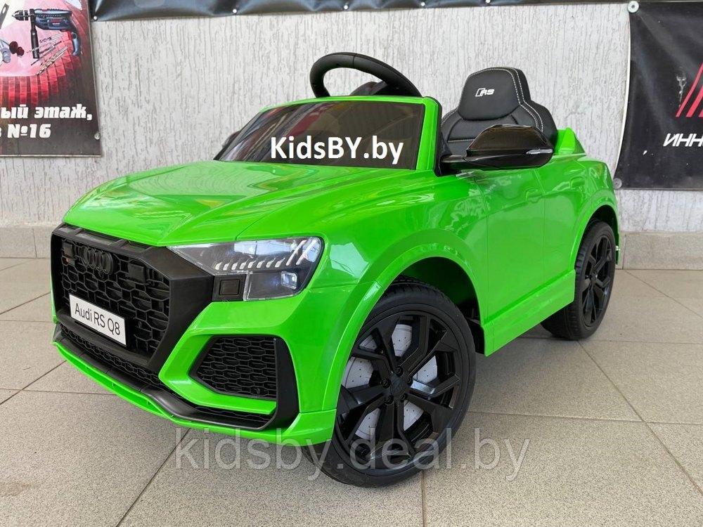 Детский электромобиль RiverToys Audi RS Q8 HL518 (зеленый) Лицензия - фото 1 - id-p164866706