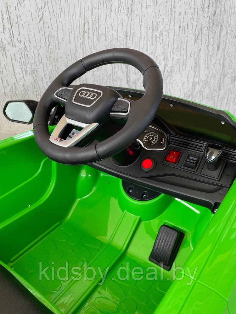 Детский электромобиль RiverToys Audi RS Q8 HL518 (зеленый) Лицензия - фото 4 - id-p164866706