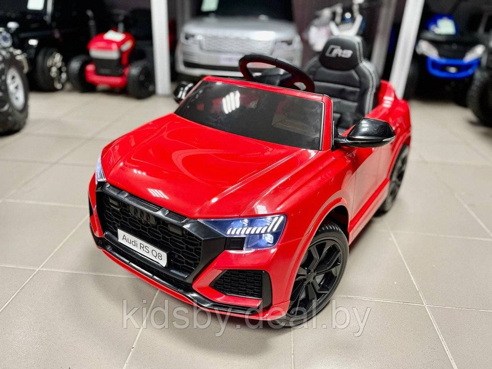 Детский электромобиль RiverToys Audi RS Q8 HL518 (красный) Лицензия - фото 2 - id-p164866707