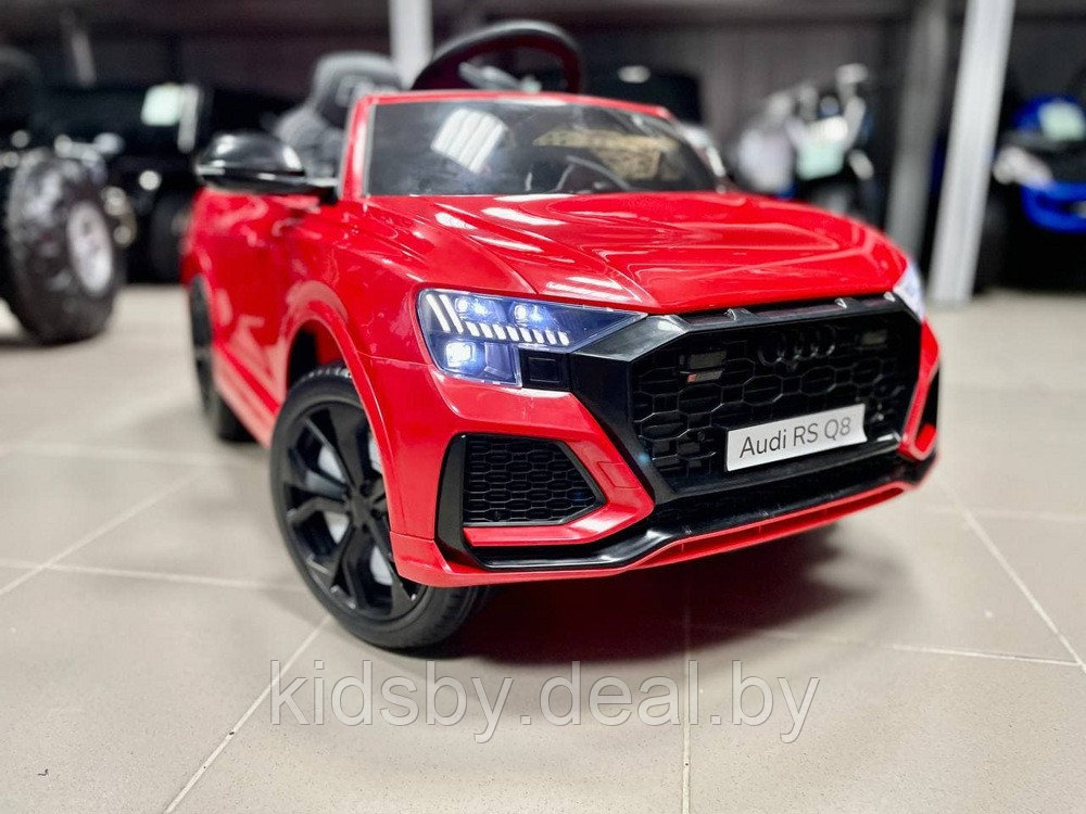 Детский электромобиль RiverToys Audi RS Q8 HL518 (красный) Лицензия - фото 6 - id-p164866707