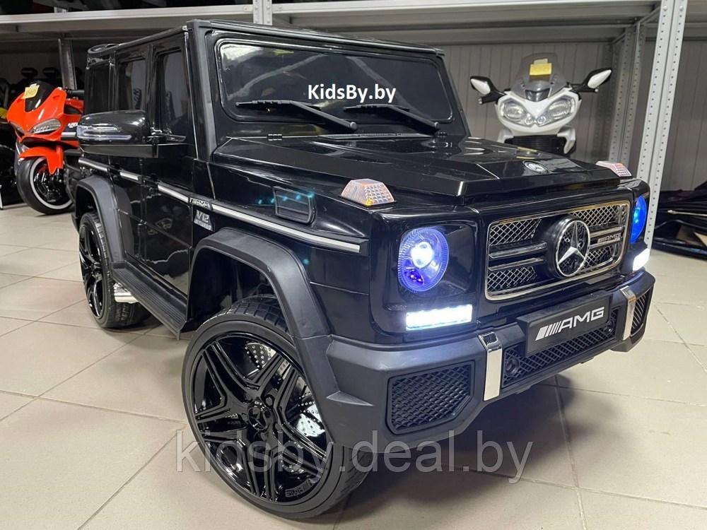 Детский электромобиль RiverToys Mercedes-Benz G65 AMG (черный) лицензия