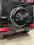 Детский электромобиль RiverToys Mercedes-Benz G65 AMG (черный) лицензия, фото 5