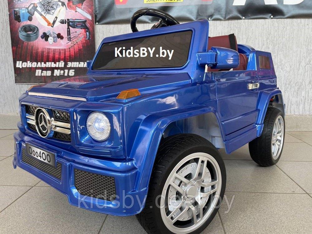 Детский электромобиль RiverToys Mercedes-Benz O004OO VIP (синий) глянец автокраска - фото 1 - id-p109520740