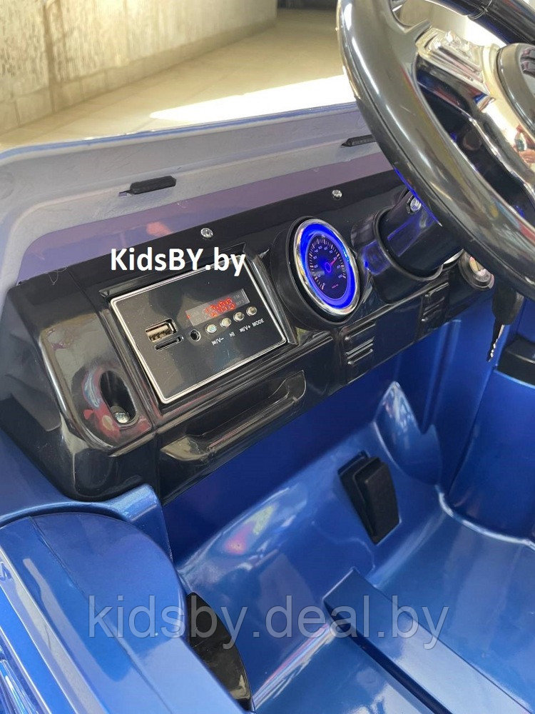 Детский электромобиль RiverToys Mercedes-Benz O004OO VIP (синий) глянец автокраска - фото 6 - id-p109520740