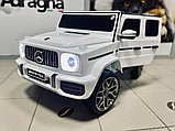 Детский электромобиль RiverToys Mercedes-Benz G63 T999TT (белый) лицензия, фото 2