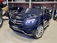 Детский электромобиль RiverToys Mercedes-Benz GLS63 4WD (черный) глянец лицензия