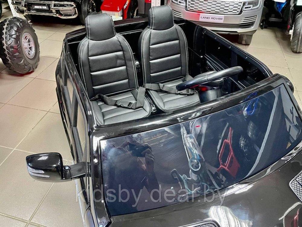 Детский электромобиль RiverToys Mercedes-Benz GLS63 4WD (черный) глянец лицензия - фото 4 - id-p122951664