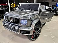 Детский электромобиль RiverToys Mercedes-Benz G63 O777OO (серый глянец) Лицензия