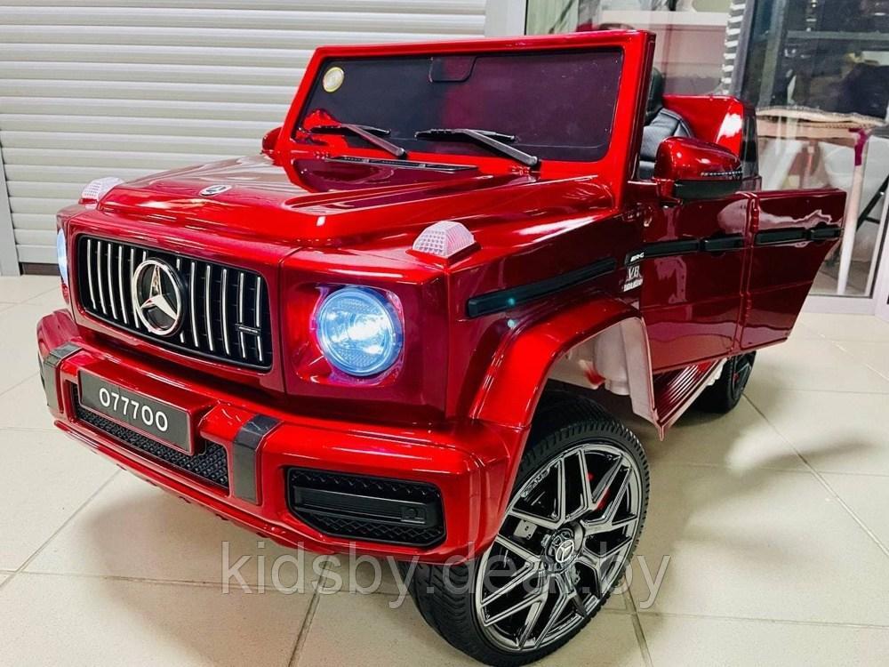 Детский электромобиль RiverToys Mercedes-Benz G63 O777OO (красный глянец) Лицензия - фото 1 - id-p156663910