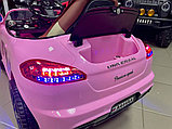 Детский электромобиль RiverToys Porsche Panamera A444AA (розовый) VIP, фото 5