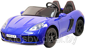Детский электромобиль RiverToys Porsche Cayman T911TT (синий глянец) автокраска двухместный