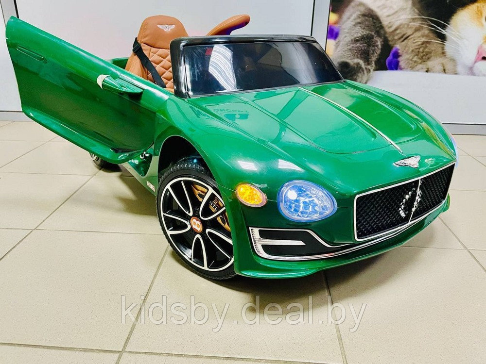 Детский электромобиль RiverToys Bentley-EXP12 JE1166 (зеленый) Лицензия - фото 1 - id-p127873185