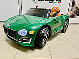 Детский электромобиль RiverToys Bentley-EXP12 JE1166 (зеленый) Лицензия, фото 2