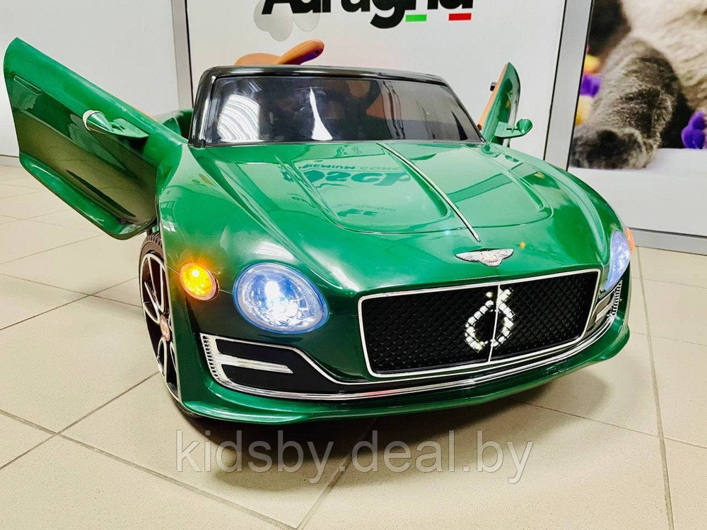 Детский электромобиль RiverToys Bentley-EXP12 JE1166 (зеленый) Лицензия - фото 6 - id-p127873185