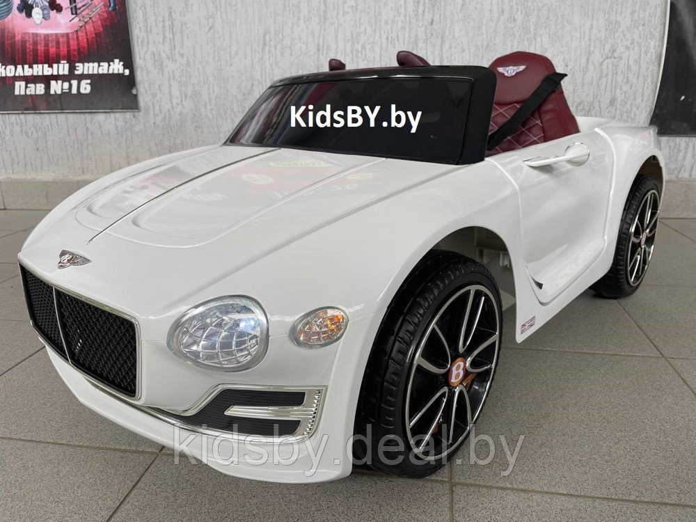 Детский электромобиль RiverToys Bentley-EXP12 JE1166 (белый) Лицензия - фото 1 - id-p127873186