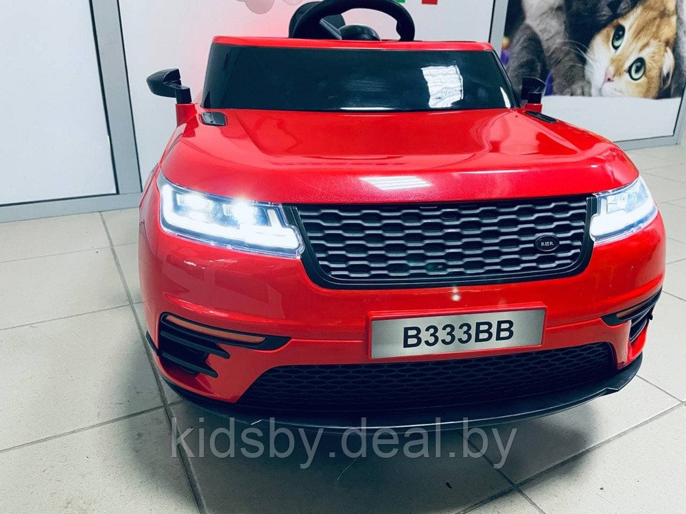 Детский электромобиль RiverToys Range Rover B333BB (красный) Evoque - фото 5 - id-p21583725