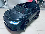 Детский электромобиль RiverToys Range Rover B333BB (черный) Evoque, фото 2