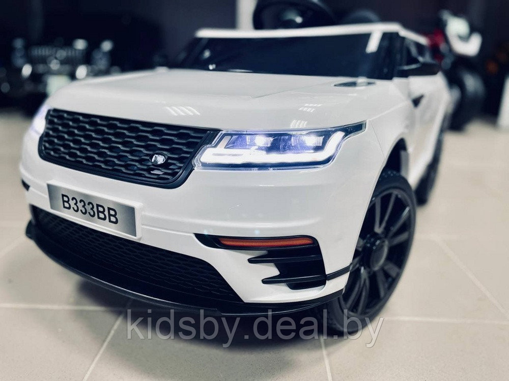 Детский электромобиль RiverToys Range Rover B333BB (белый) Evoque - фото 1 - id-p103158080