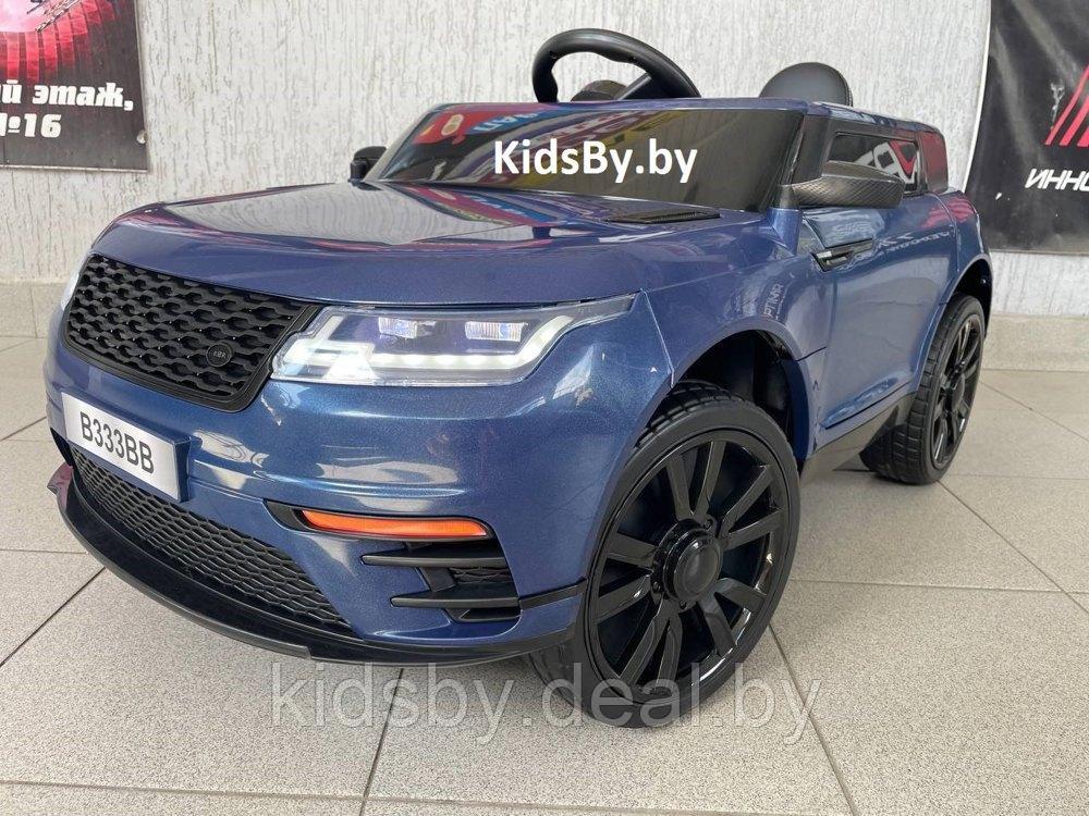 Детский электромобиль RiverToys Range Rover B333BB (синий) Evoque - фото 2 - id-p125529958