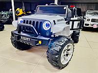 Детский электромобиль RiverToys T222TT (белый) Jeep