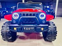 Детский электромобиль RiverToys T222TT (красный) Jeep