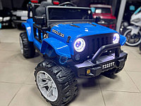 Детский электромобиль RiverToys T222TT (синий) Jeep