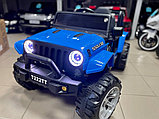 Детский электромобиль RiverToys T222TT (синий) Jeep, фото 6
