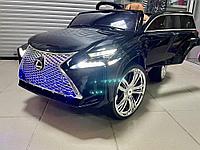 Детский электромобиль RiverToys Lexus E111KX (черный) глянец (автокраска)