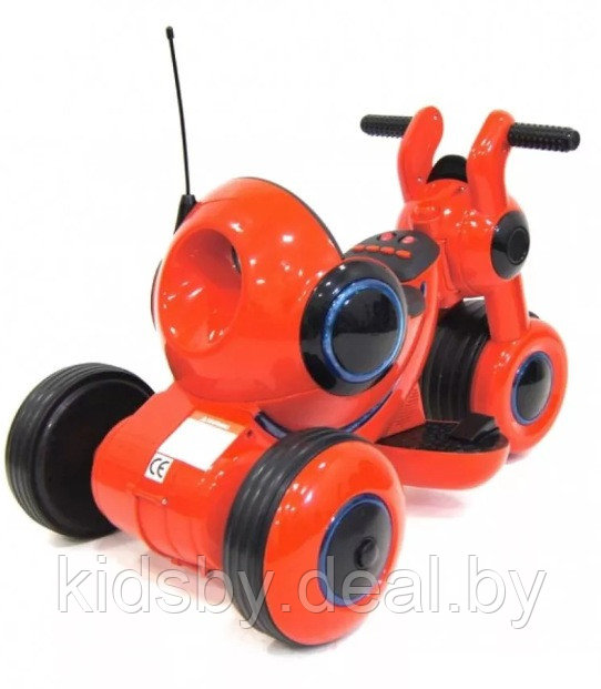 Детский электромобиль, мотоцикл RiverToys HL300 (красный) Z - фото 4 - id-p23518345