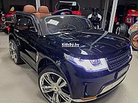 Детский электромобиль RiverToys Range Rover Sport E999KX (черный глянец) автокраска