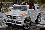 Детский электромобиль RiverToys Mercedes-Benz O004OO VIP (белый), фото 5
