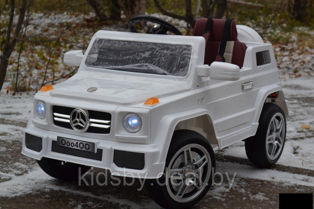 Детский электромобиль RiverToys Mercedes-Benz O004OO VIP (белый) - фото 5 - id-p25099245